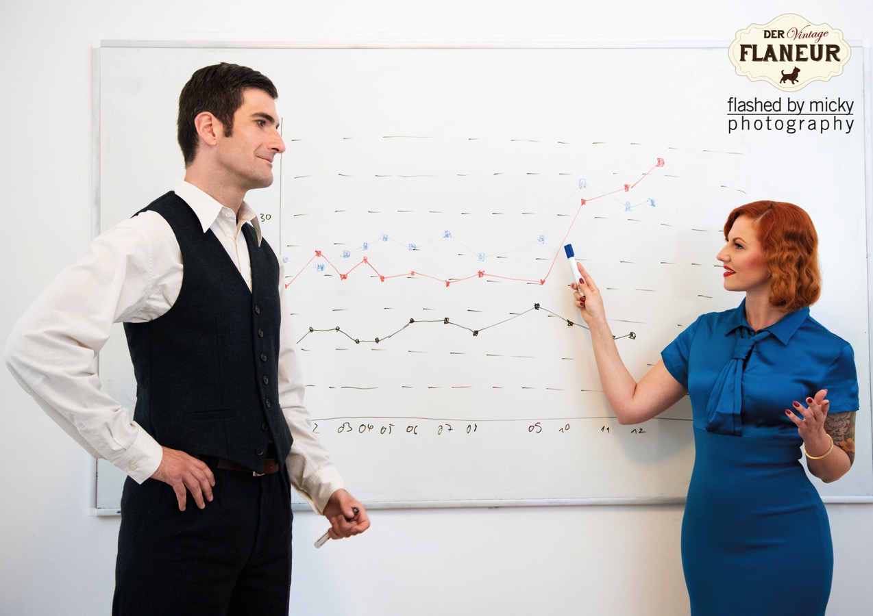Mitarbeiter am Whiteboard
